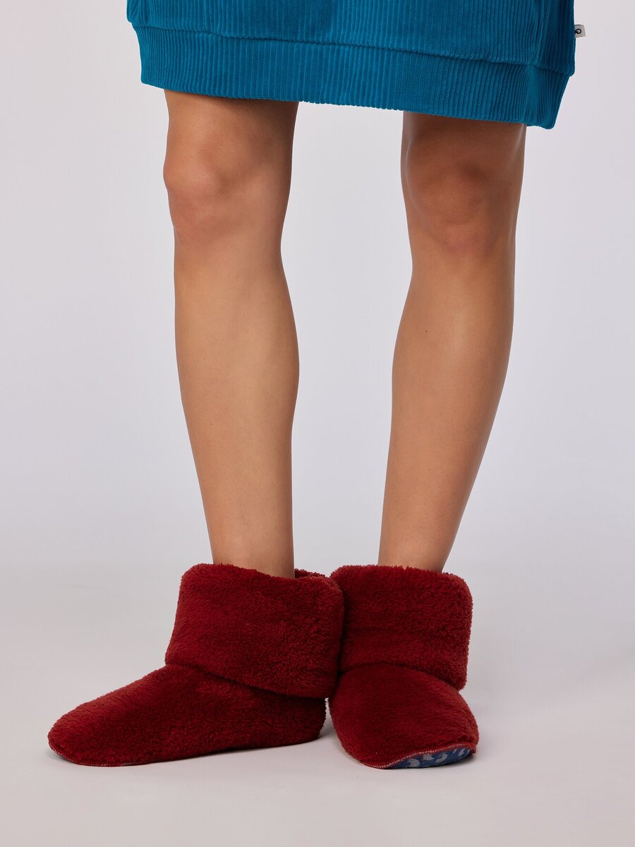 Pantoffels van het merk Woody in het Rood