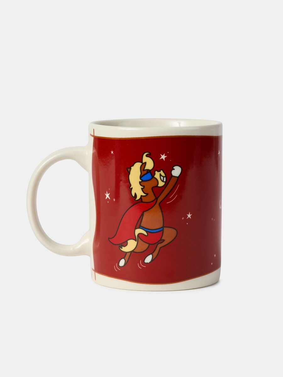 Koffietas van het merk Woody in het Rood