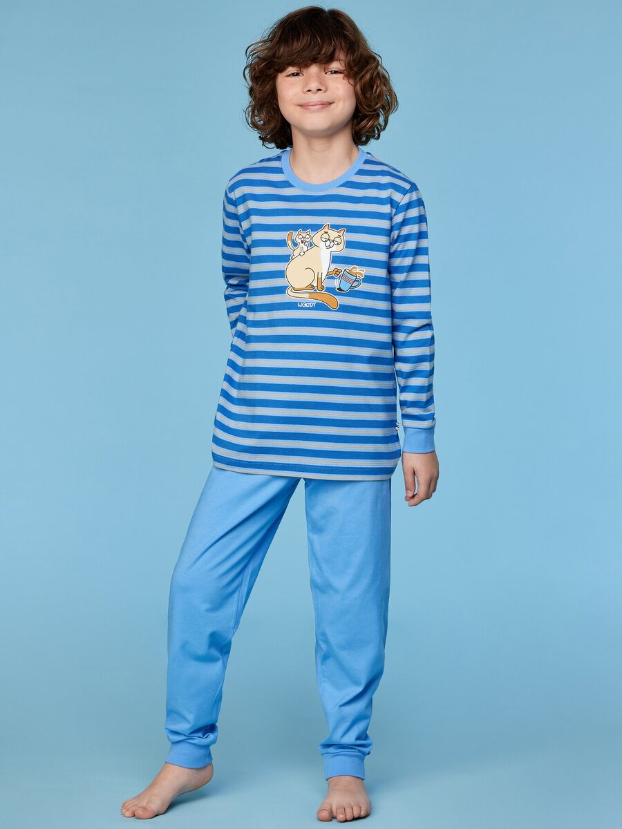Pyjama van het merk Woody in het Marine