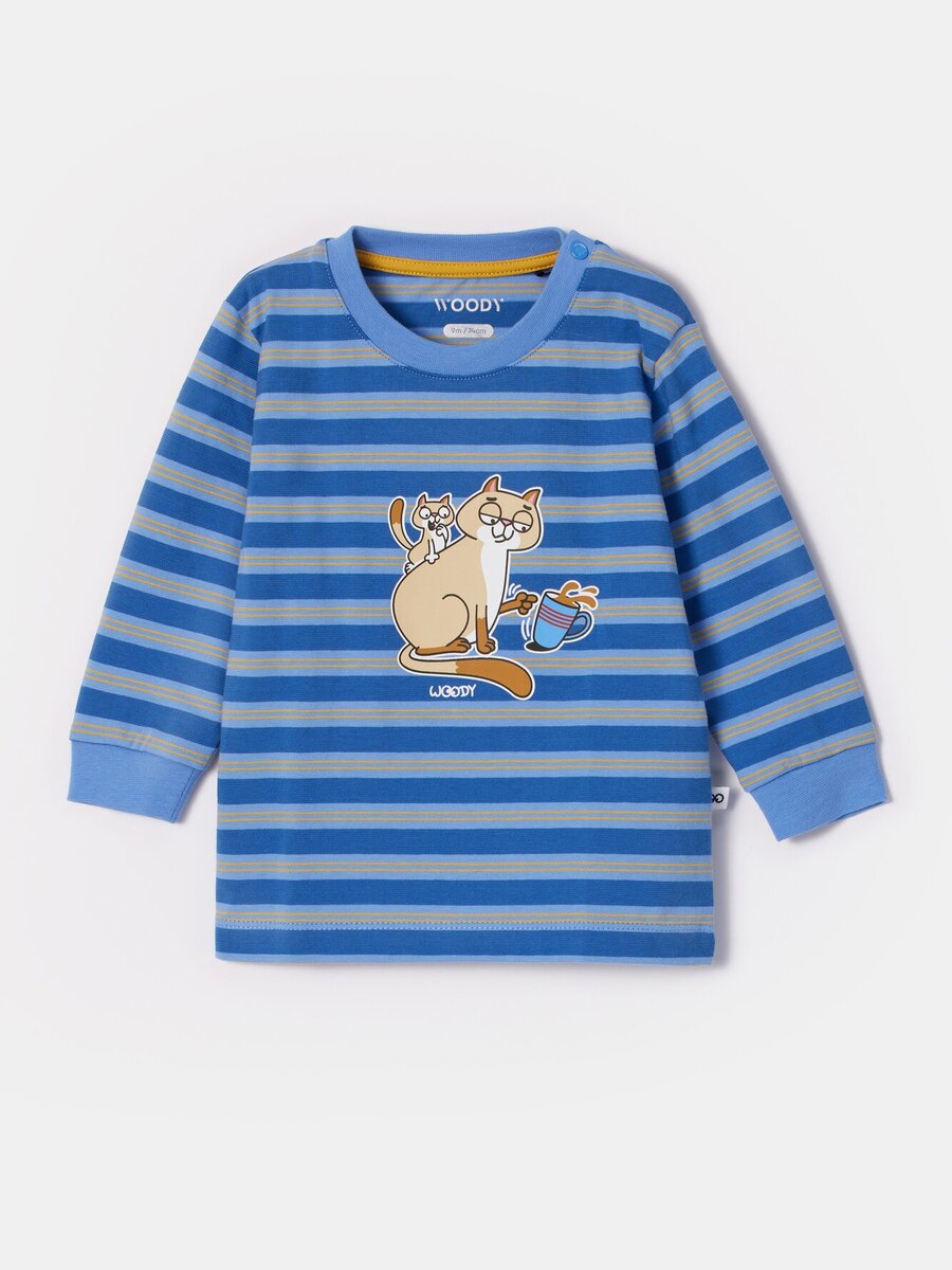 Pyjama van het merk Woody in het Marine