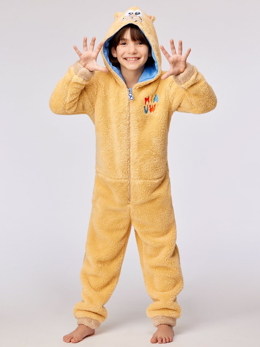 Onesie van het merk Woody in het Geel