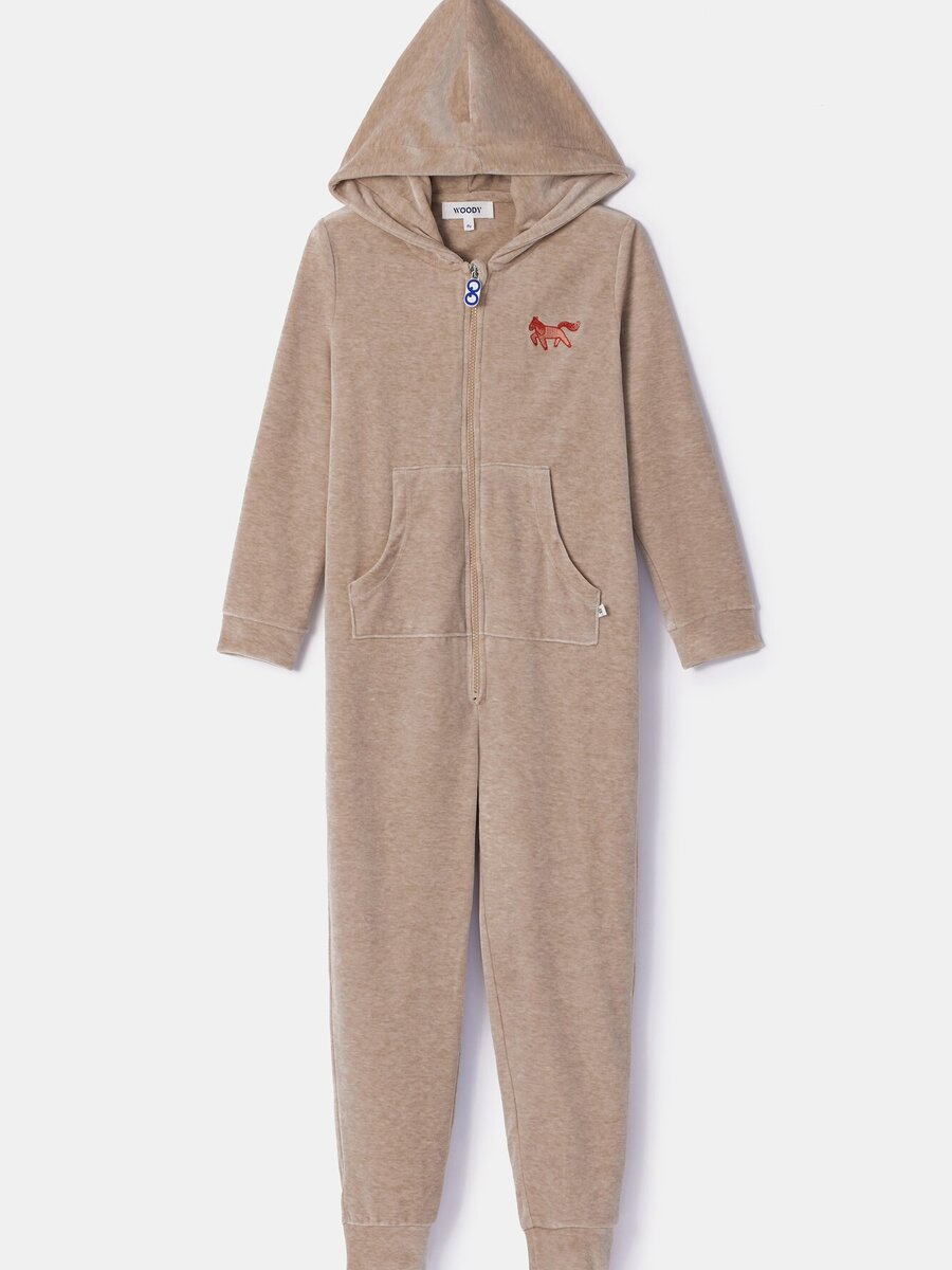 Onesie van het merk Woody in het Beige