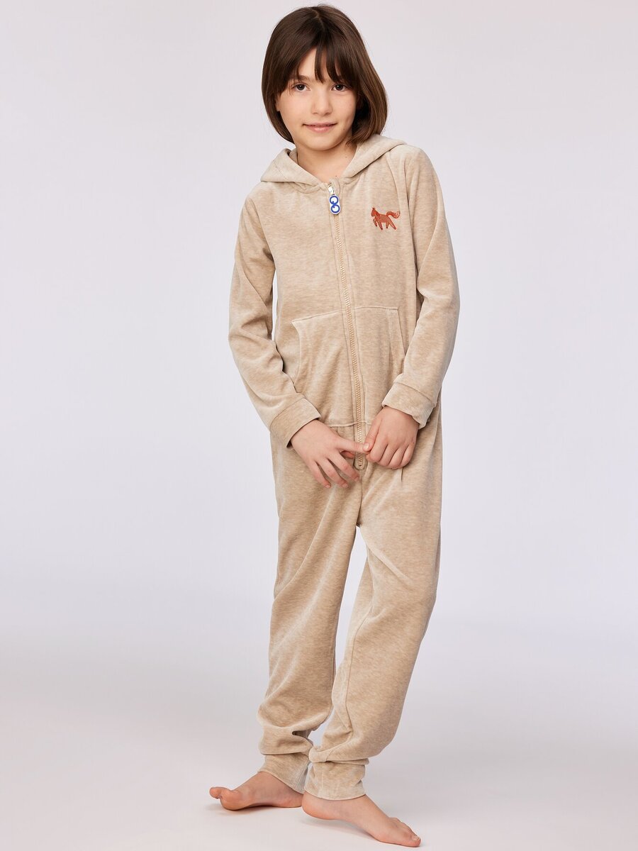 Onesie van het merk Woody in het Beige