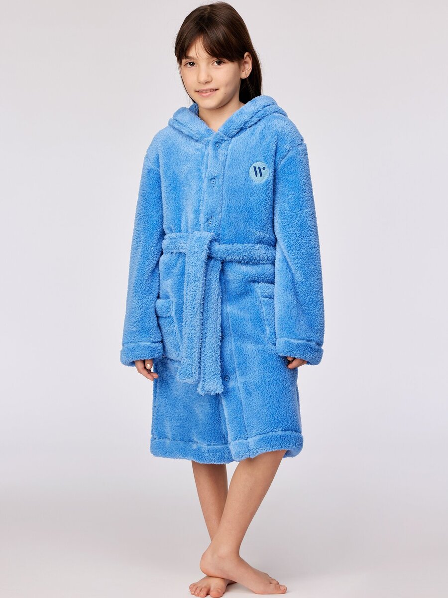 Badjas van het merk Woody in het Blauw