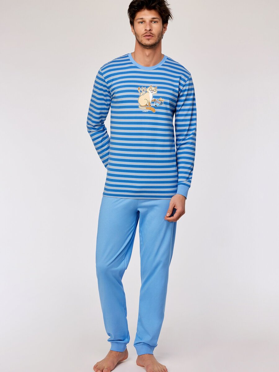 Pyjama van het merk Woody in het Marine