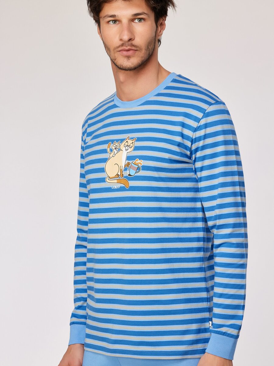 Pyjama van het merk Woody in het Marine