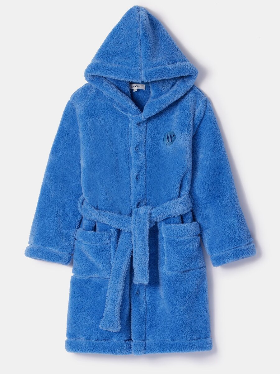 Badjas van het merk Woody in het Blauw