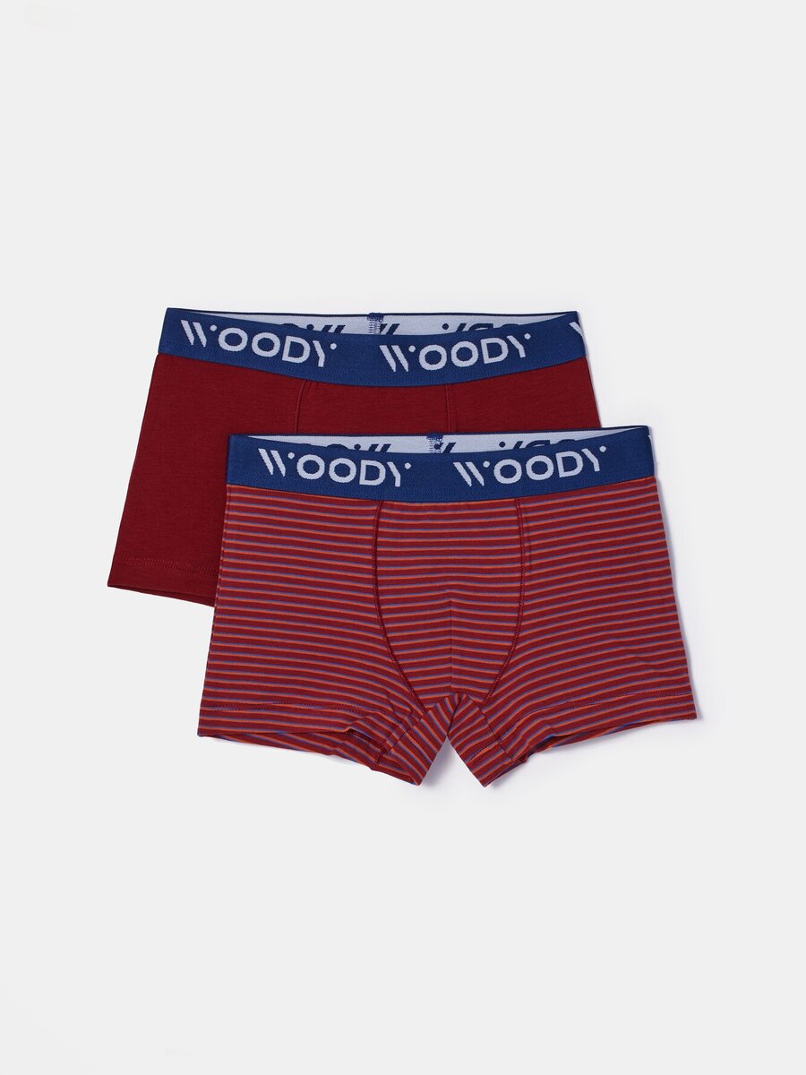 Boxer van het merk Woody in het Bordeaux