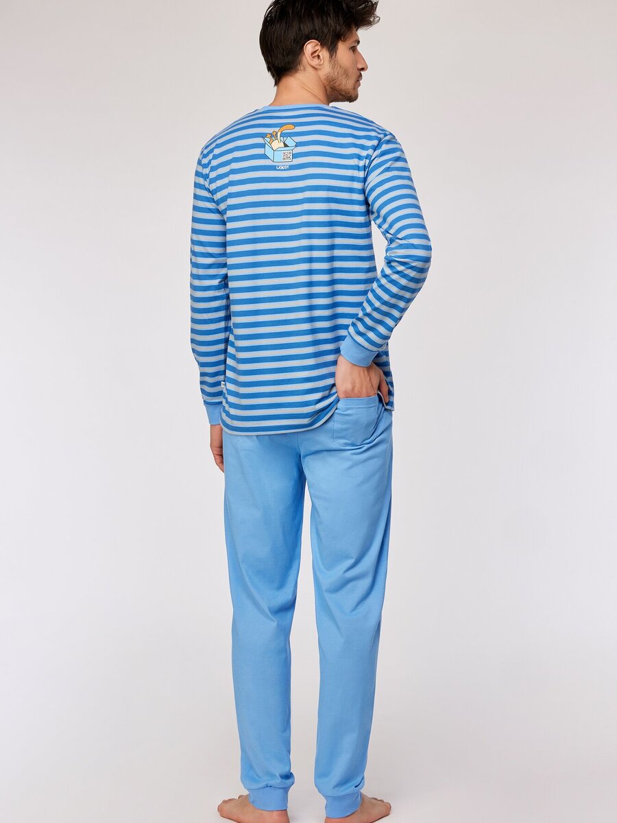 Pyjama van het merk Woody in het Marine