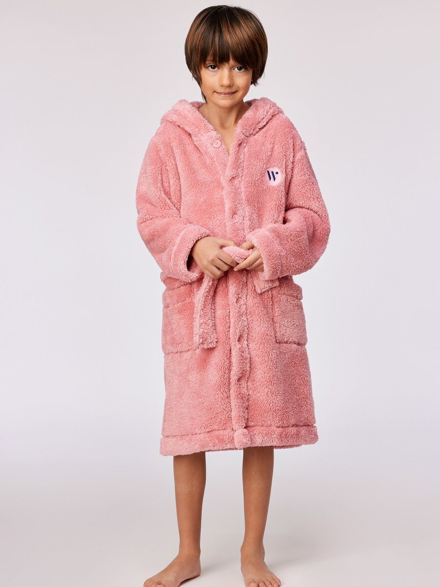 Badjas van het merk Woody in het Roze