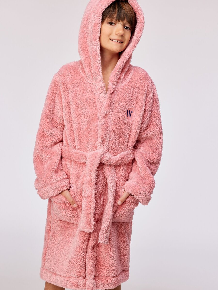 Badjas van het merk Woody in het Roze