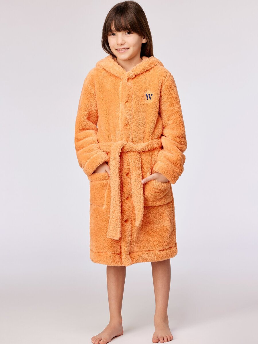 Badjas van het merk Woody in het Oranje