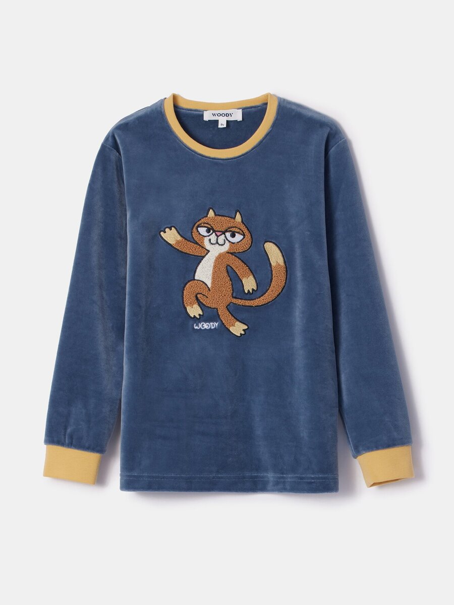 Pyjama van het merk Woody in het Blauw