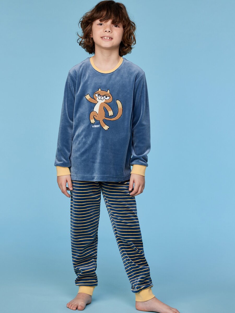 Pyjama van het merk Woody in het Blauw