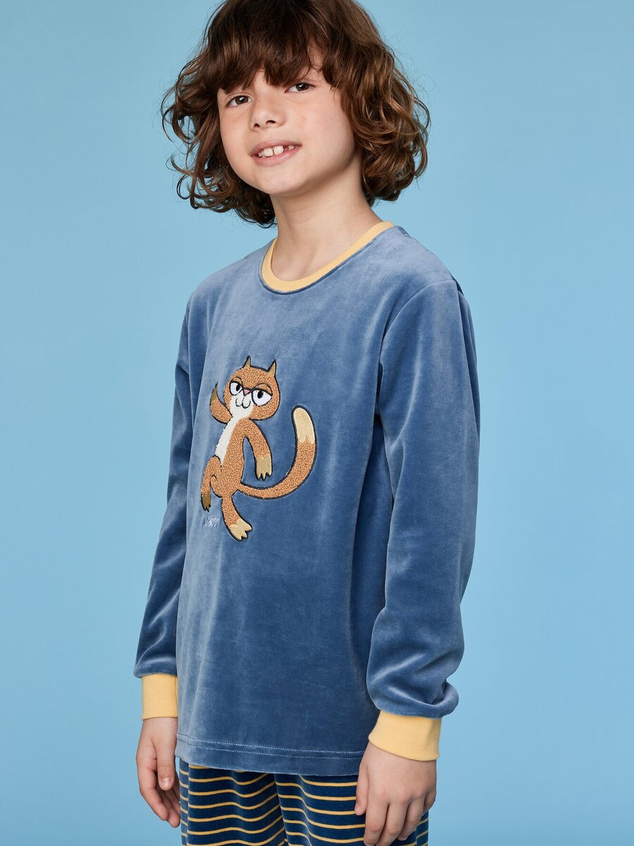 Pyjama van het merk Woody in het Blauw
