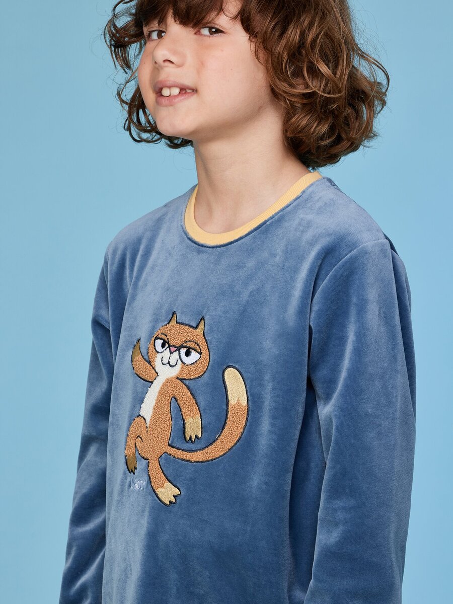 Pyjama van het merk Woody in het Blauw