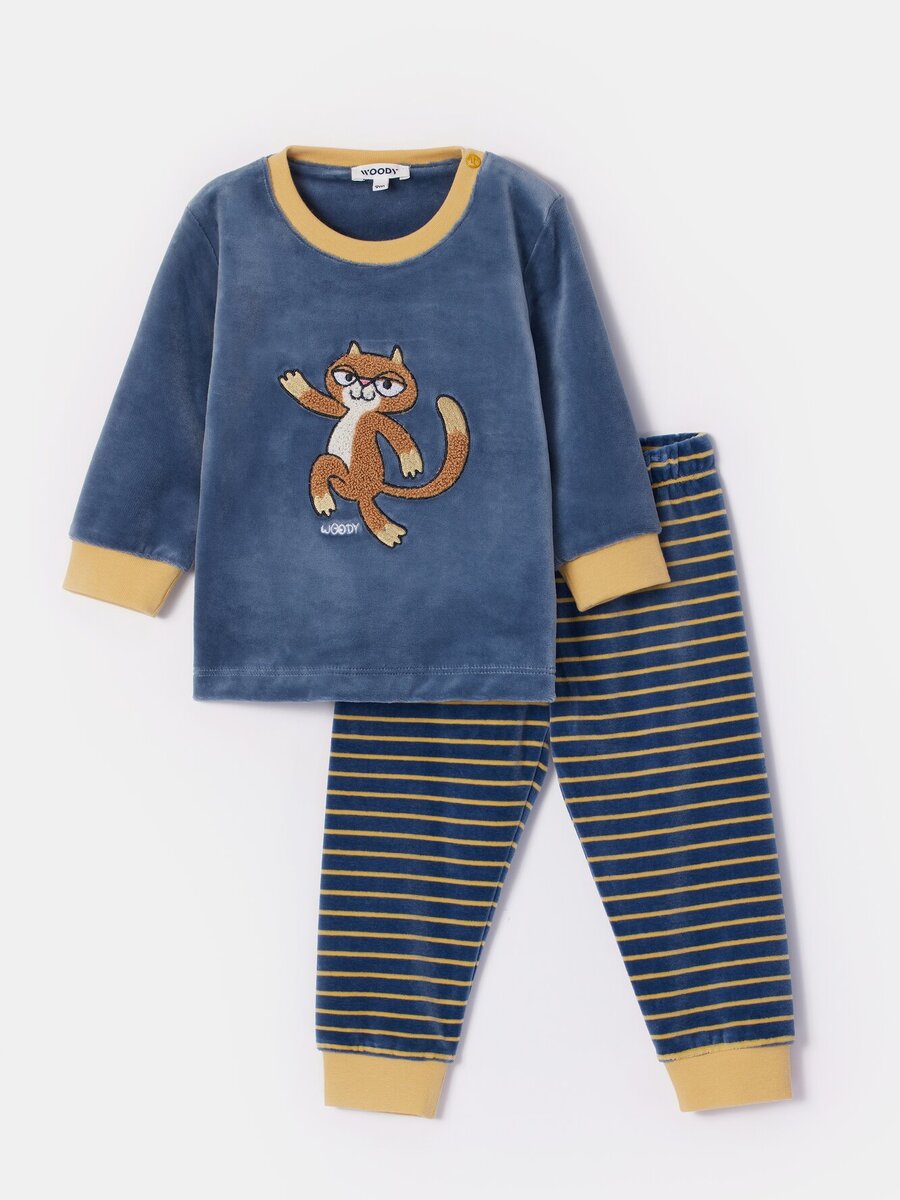 Pyjama van het merk Woody in het Blauw