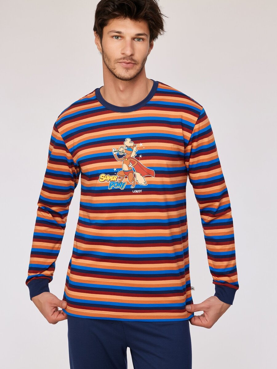 Pyjama van het merk Woody in het Blauw