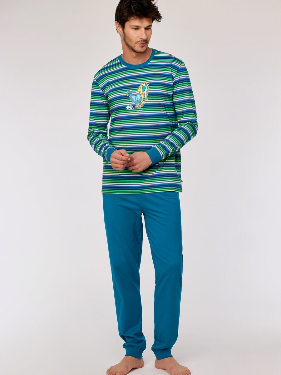 Pyjama van het merk Woody in het Kaki
