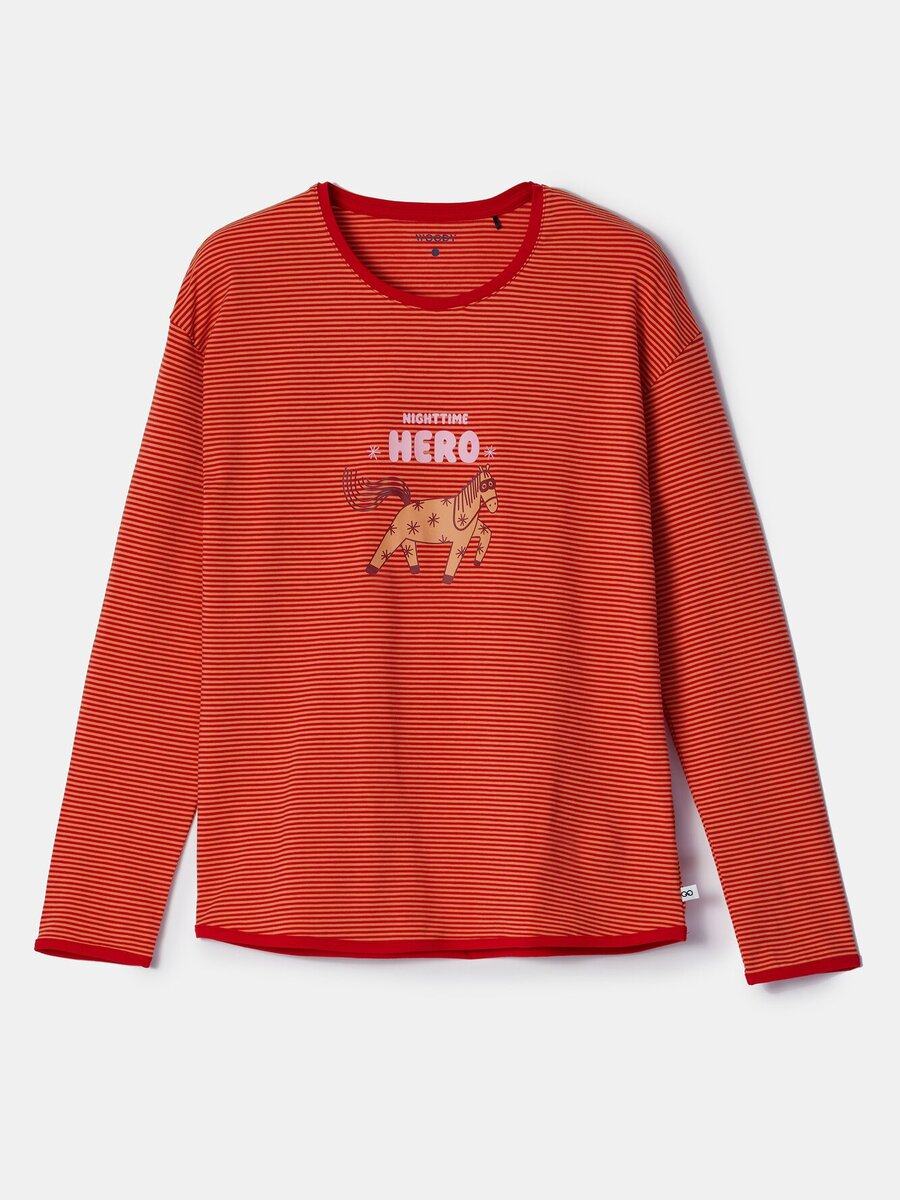 Pyjama van het merk Woody in het Rood