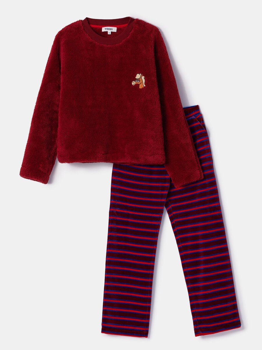 Pyjama van het merk Woody in het Rood
