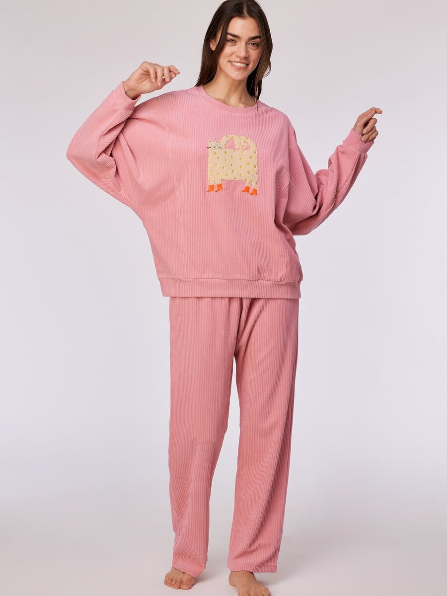 Pyjama van het merk Woody in het Roze