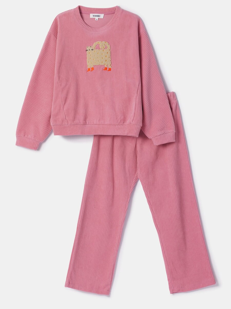 Pyjama van het merk Woody in het Roze
