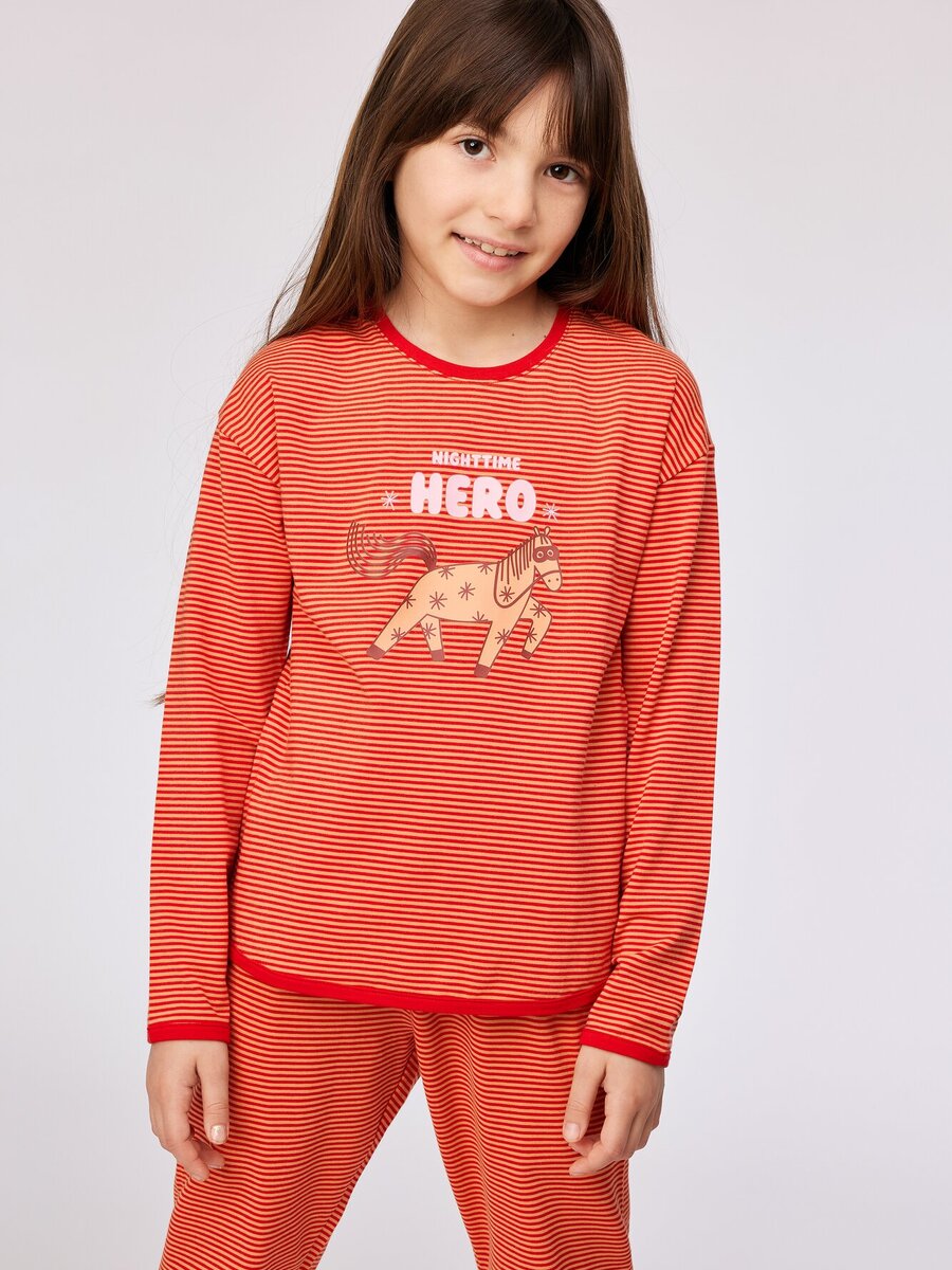 Pyjama van het merk Woody in het Rood