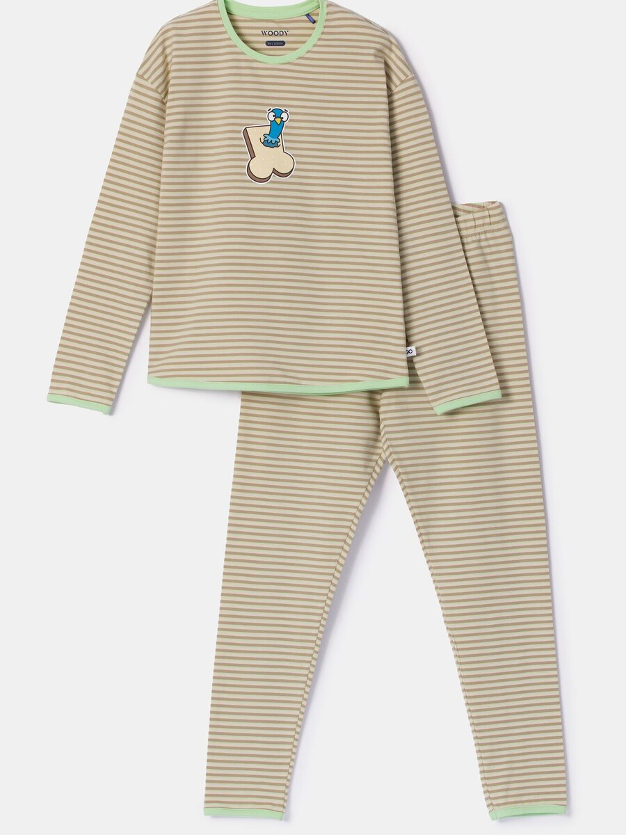 Pyjama van het merk Woody in het Groen