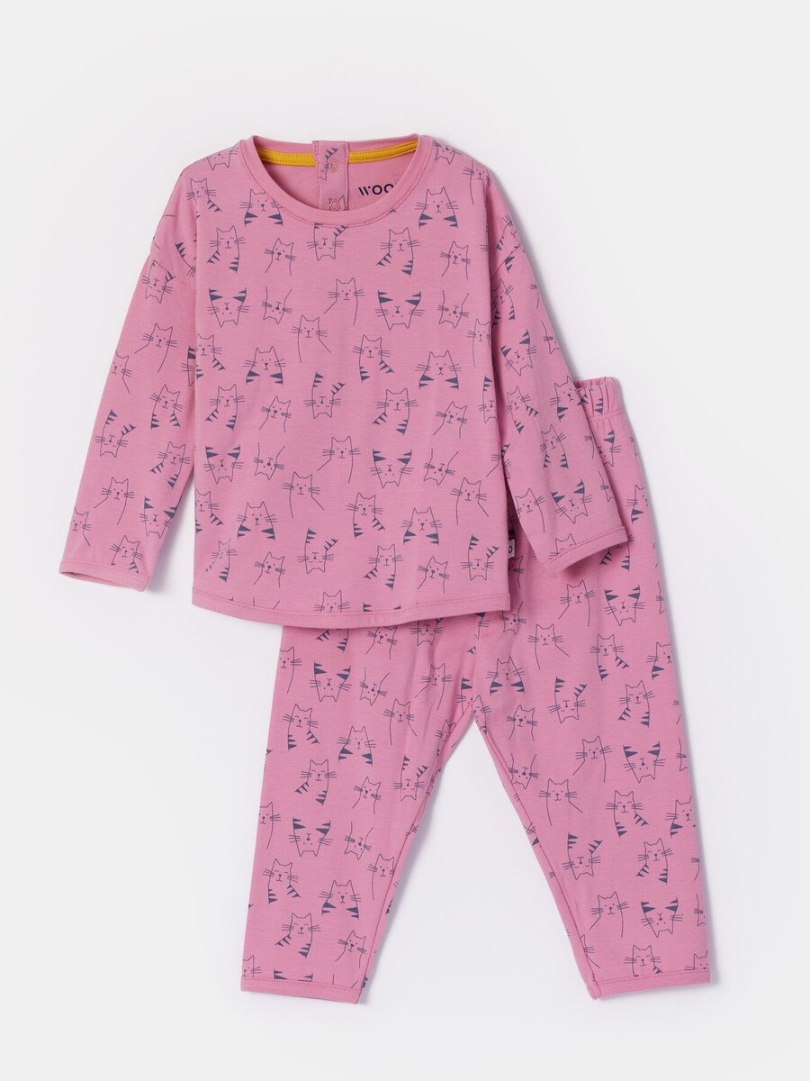 Pyjama van het merk Woody in het Roze