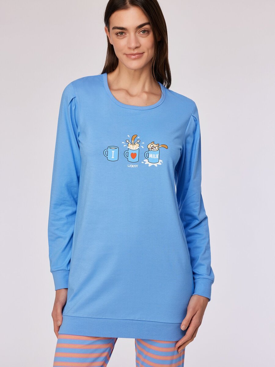 Pyjama van het merk Woody in het Blauw