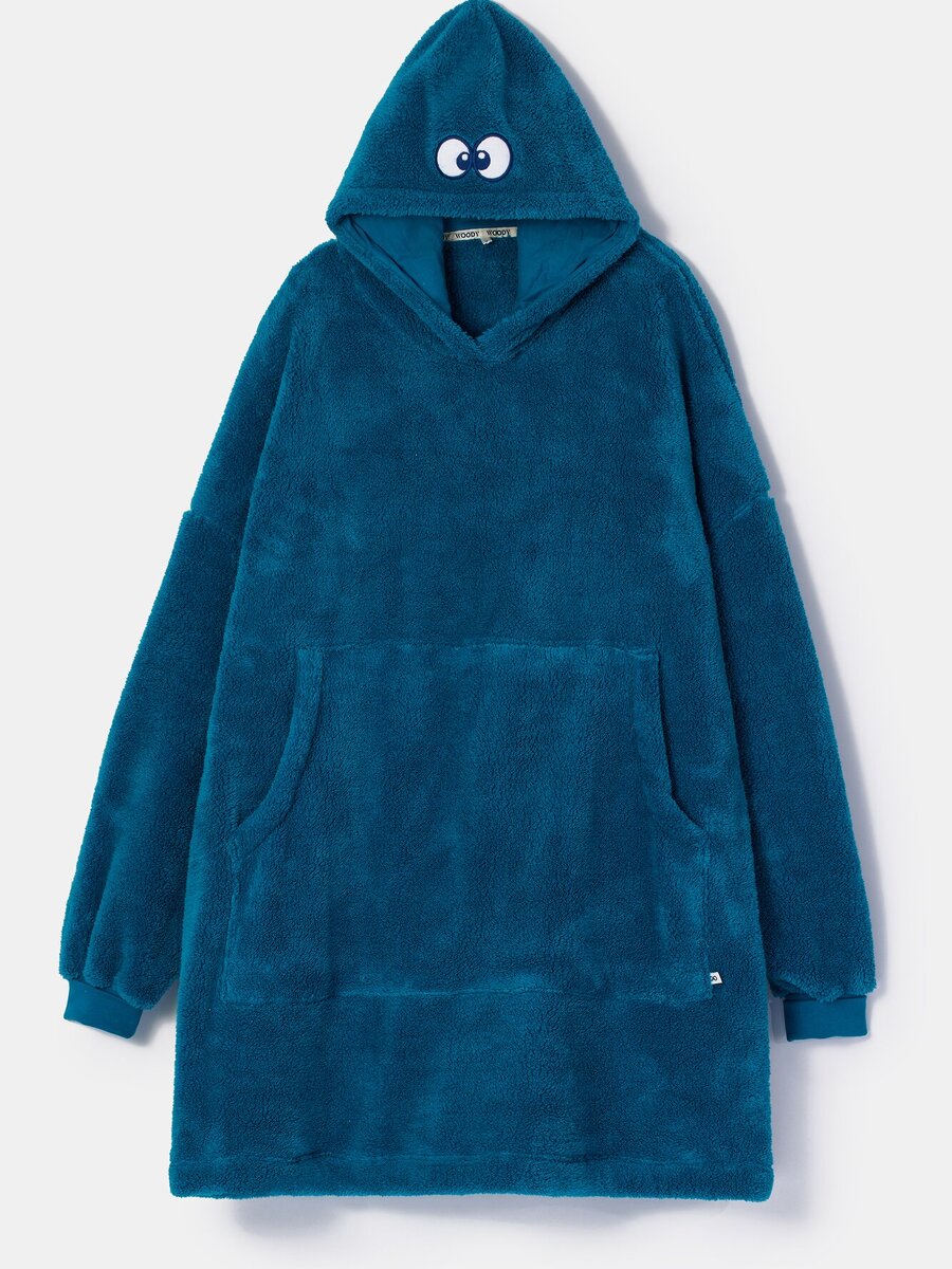 Badjas van het merk Woody in het Blauw