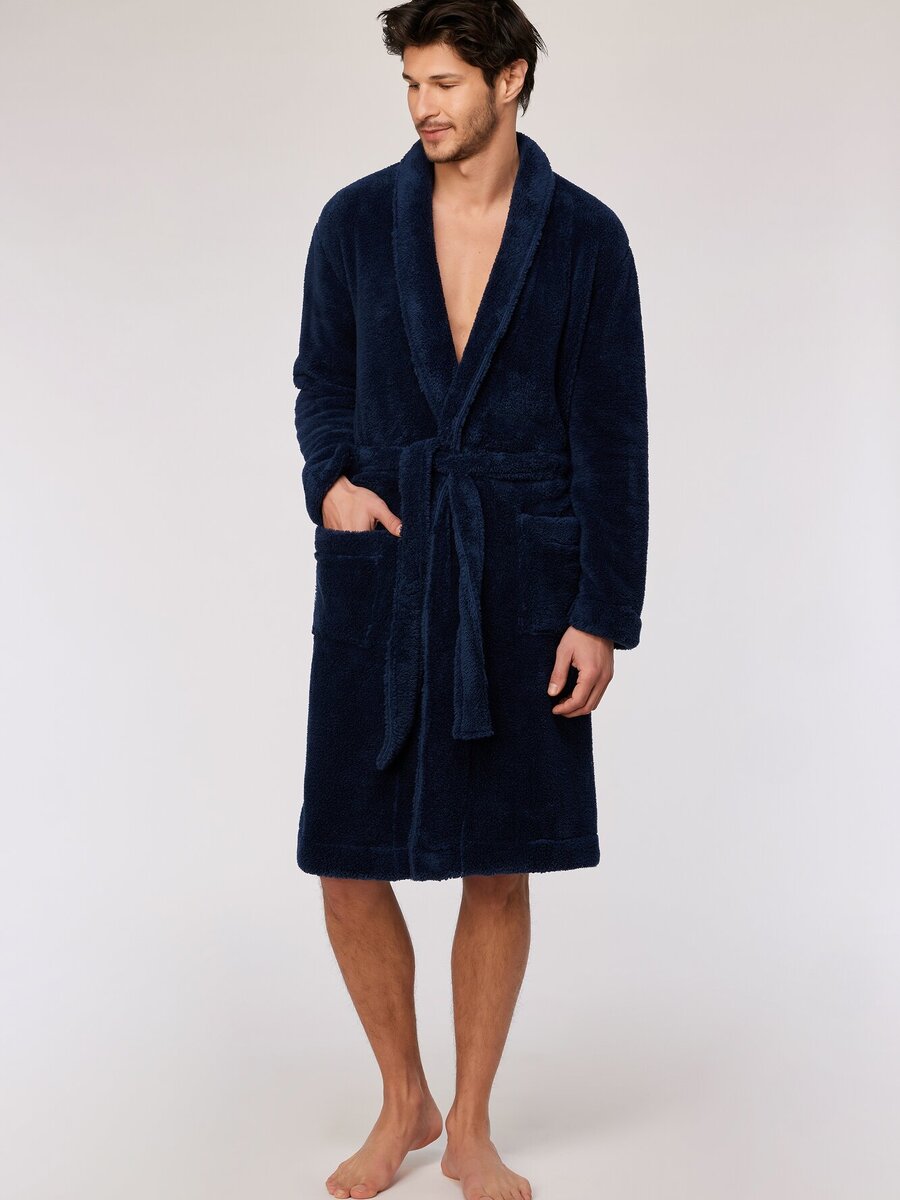 Badjas van het merk Woody in het Blauw