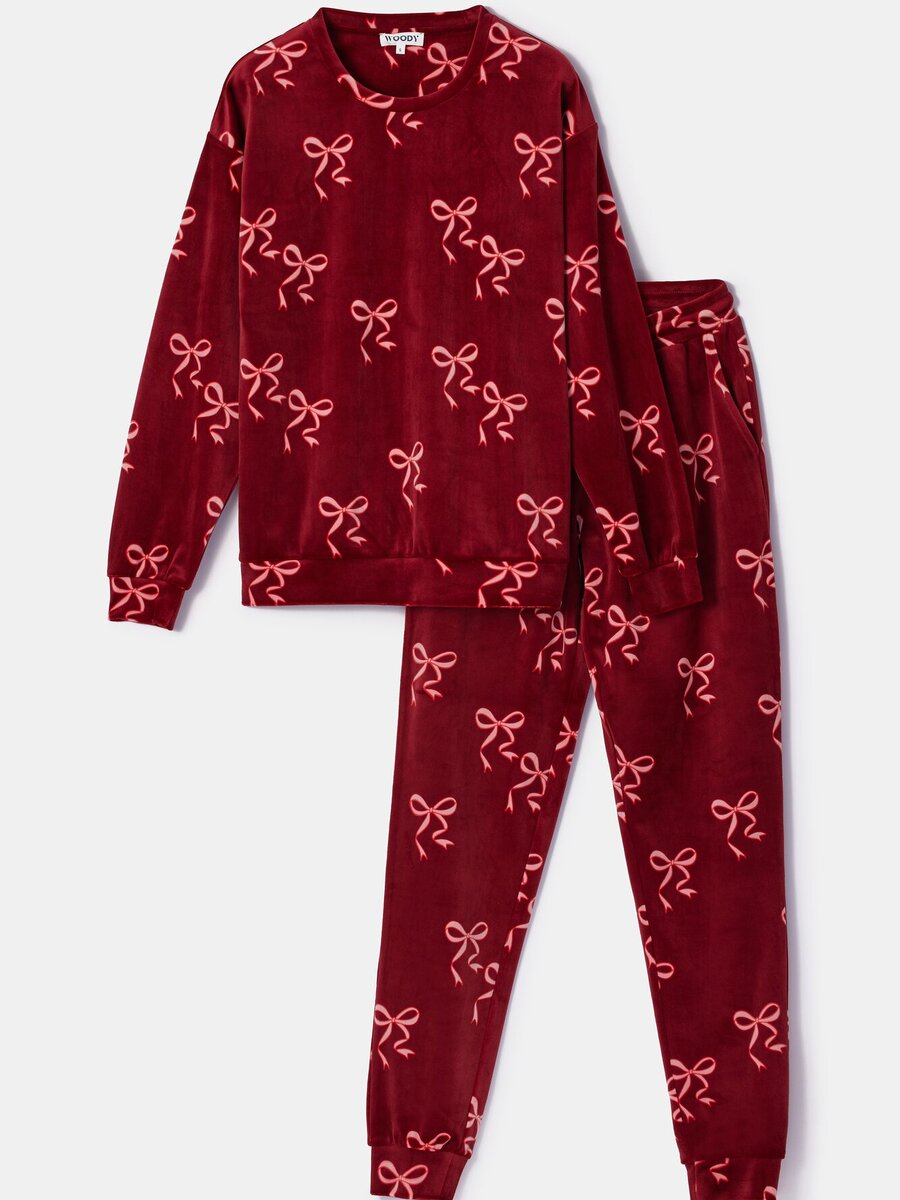 Pyjama van het merk Woody in het Rood
