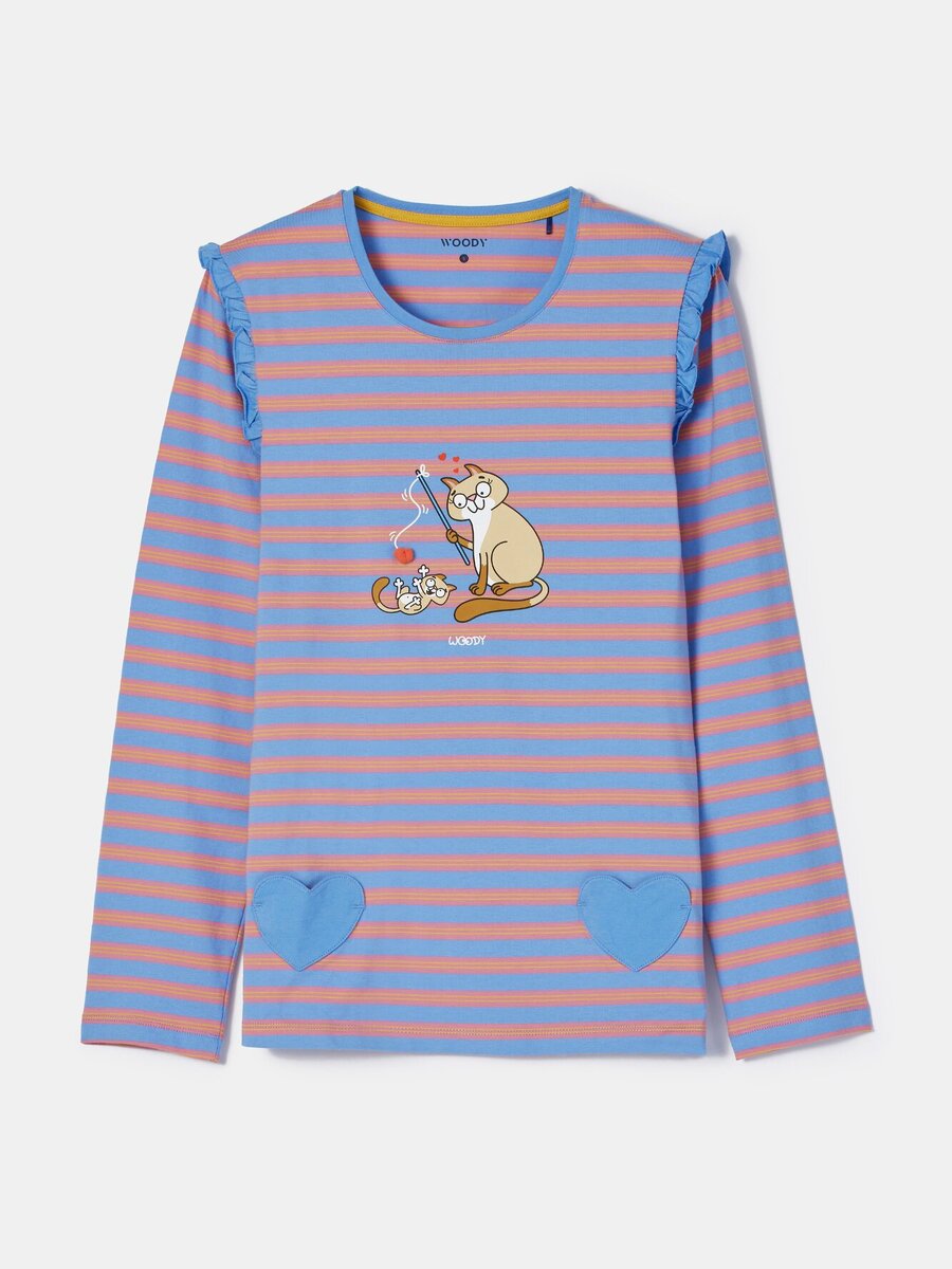 Pyjama van het merk Woody in het Ecru
