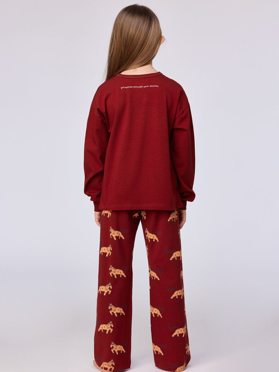 Pyjama van het merk Woody in het Rood