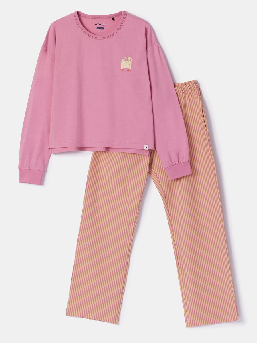 Pyjama van het merk Woody in het Roze