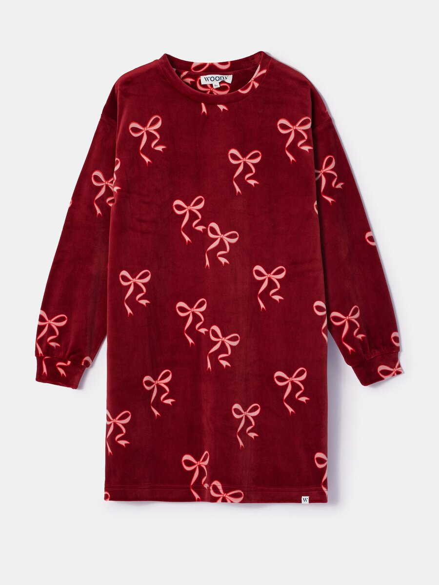 Slaapkleed van het merk Woody in het Rood