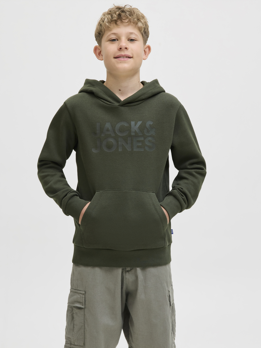 Sweater van het merk Jack & Jones Junior in het Kaki