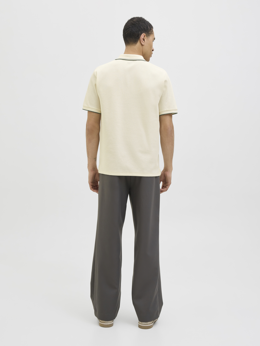 Polo van het merk Jack & Jones in het Ecru
