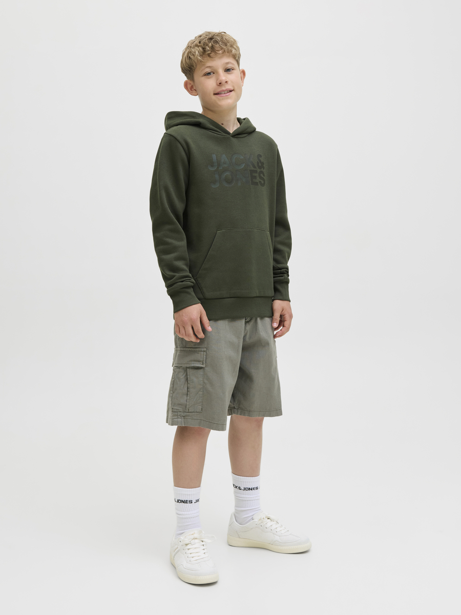 Sweater van het merk Jack & Jones Junior in het Kaki