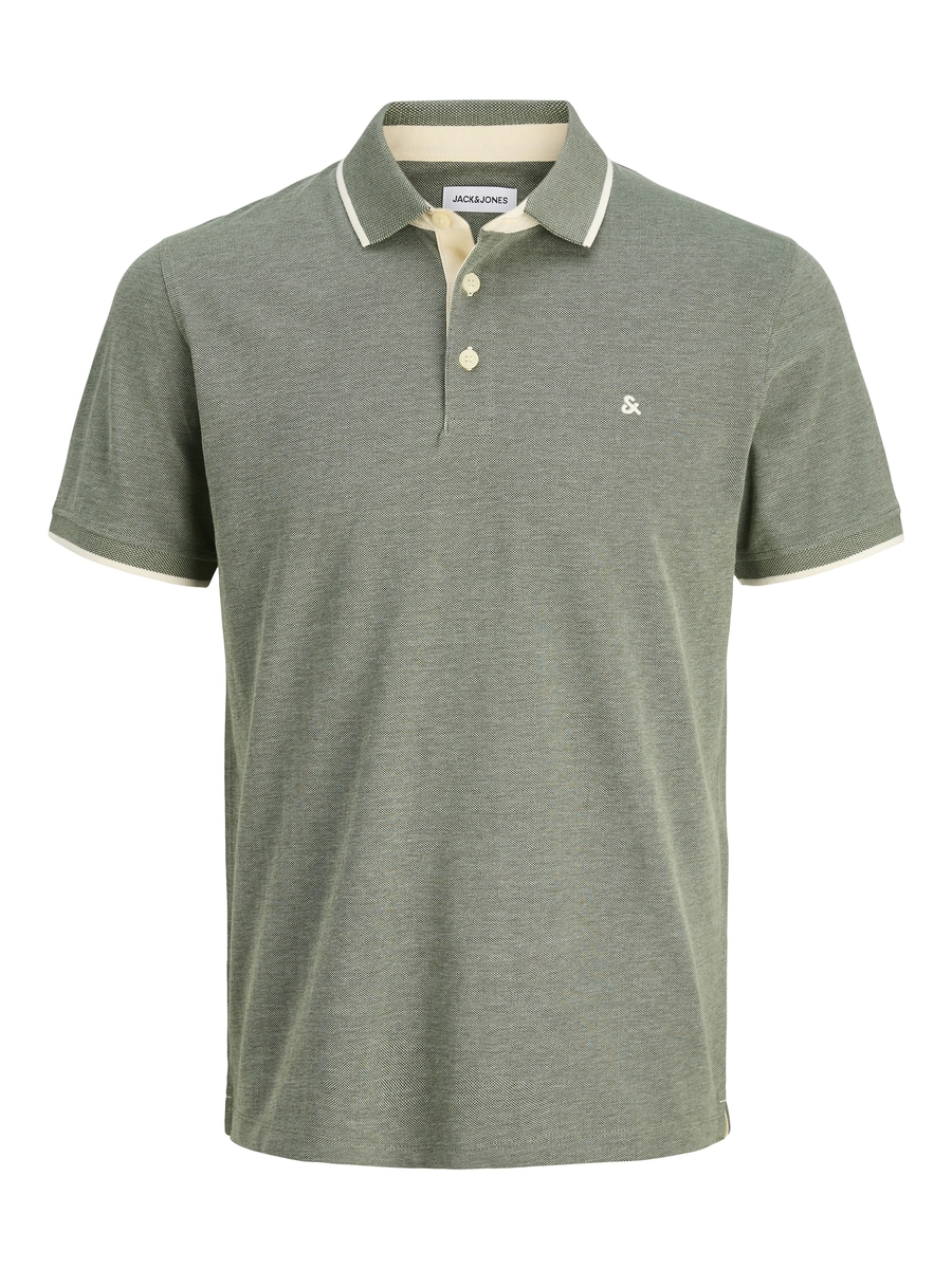 Polo van het merk Jack & Jones in het Groen