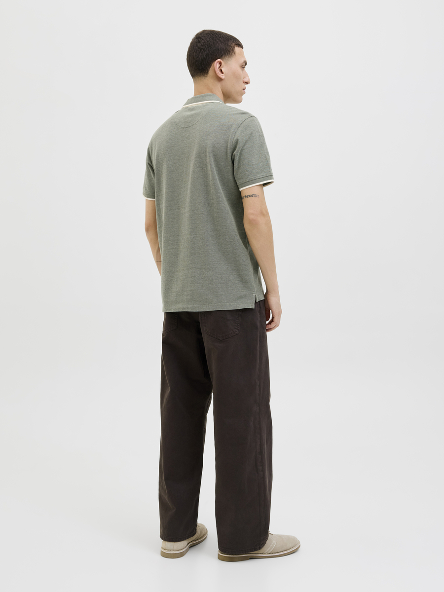 Polo van het merk Jack & Jones in het Groen