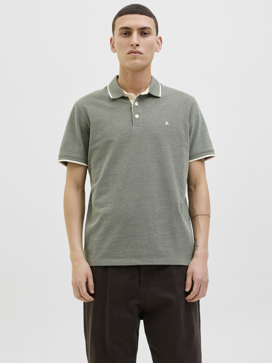 Polo van het merk Jack & Jones in het Groen