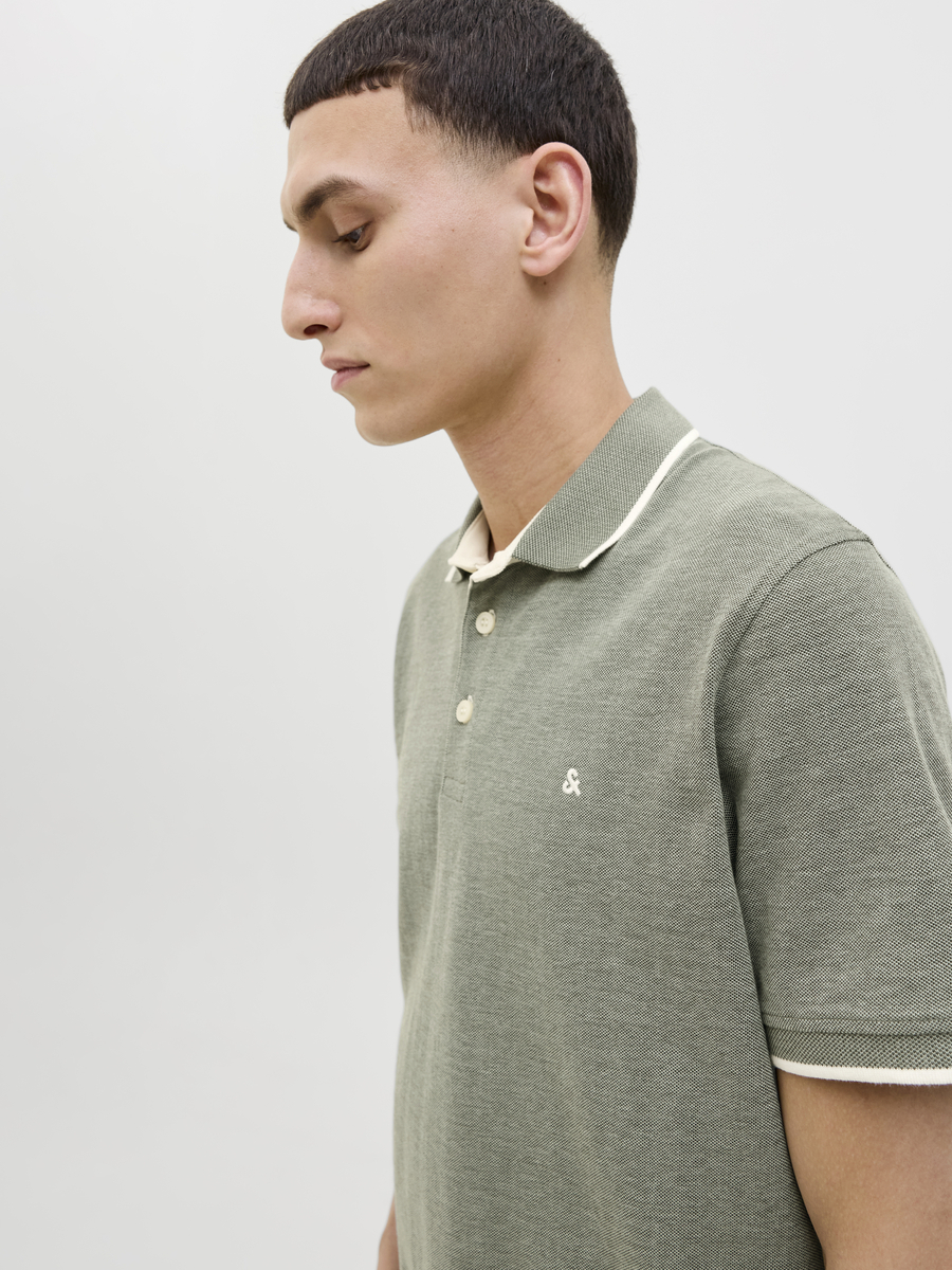 Polo van het merk Jack & Jones in het Groen