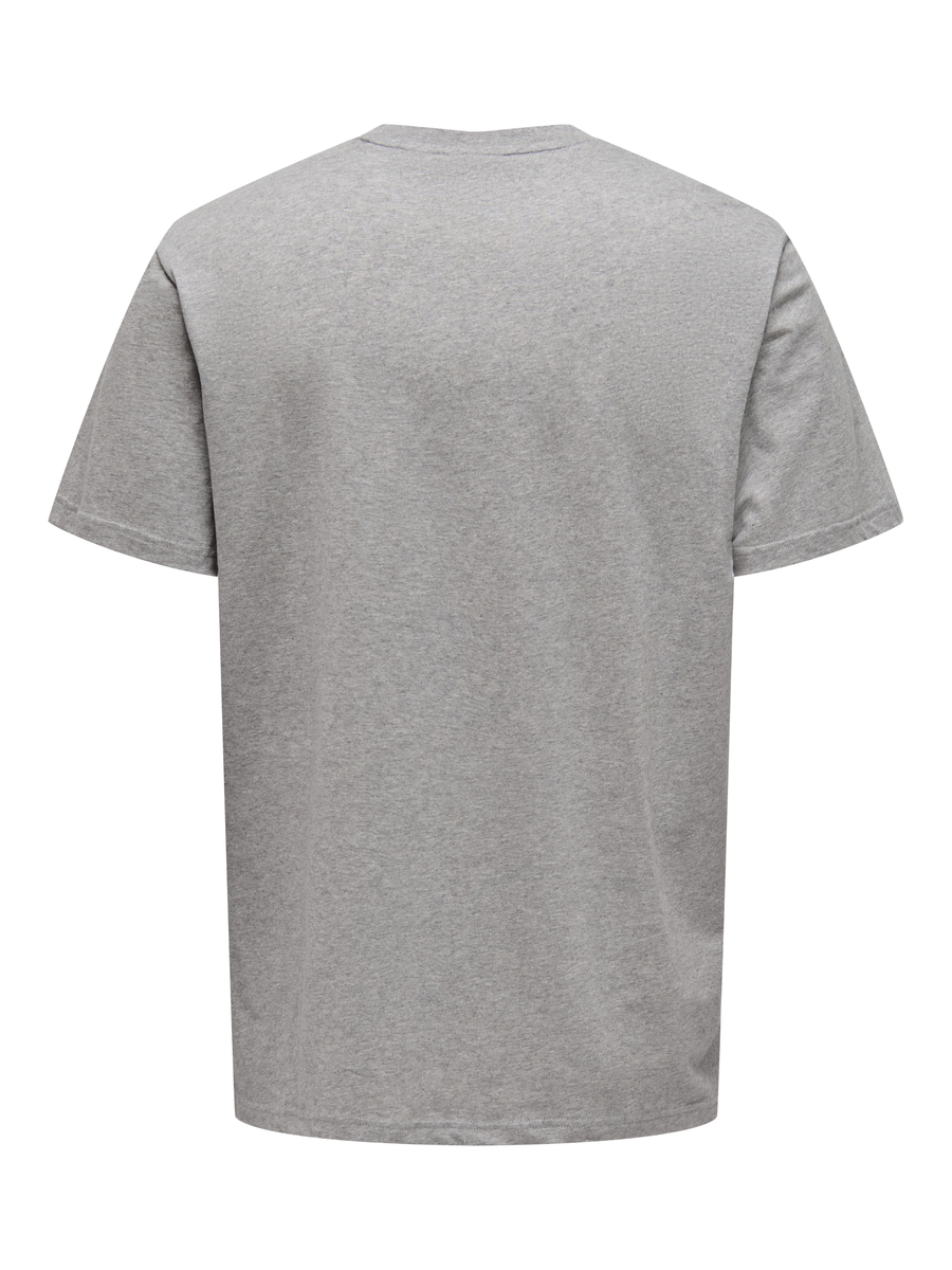 T-shirt van het merk Only & Sons in het Grijs