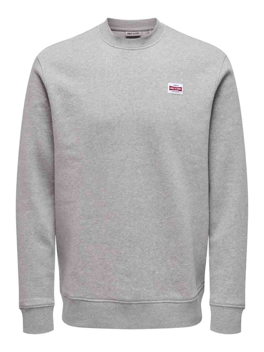 Sweater van het merk Only & Sons in het Grijs