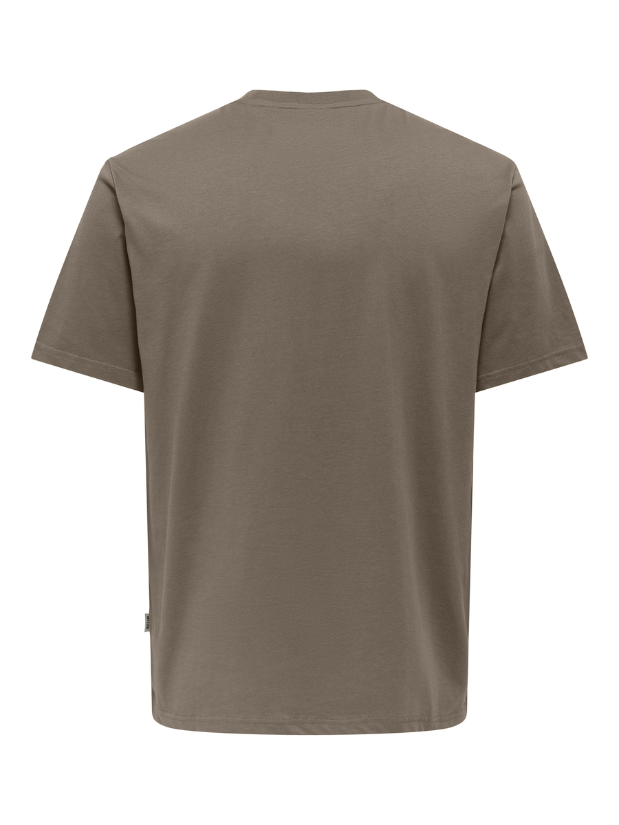 T-shirt van het merk Only & Sons in het Bruin