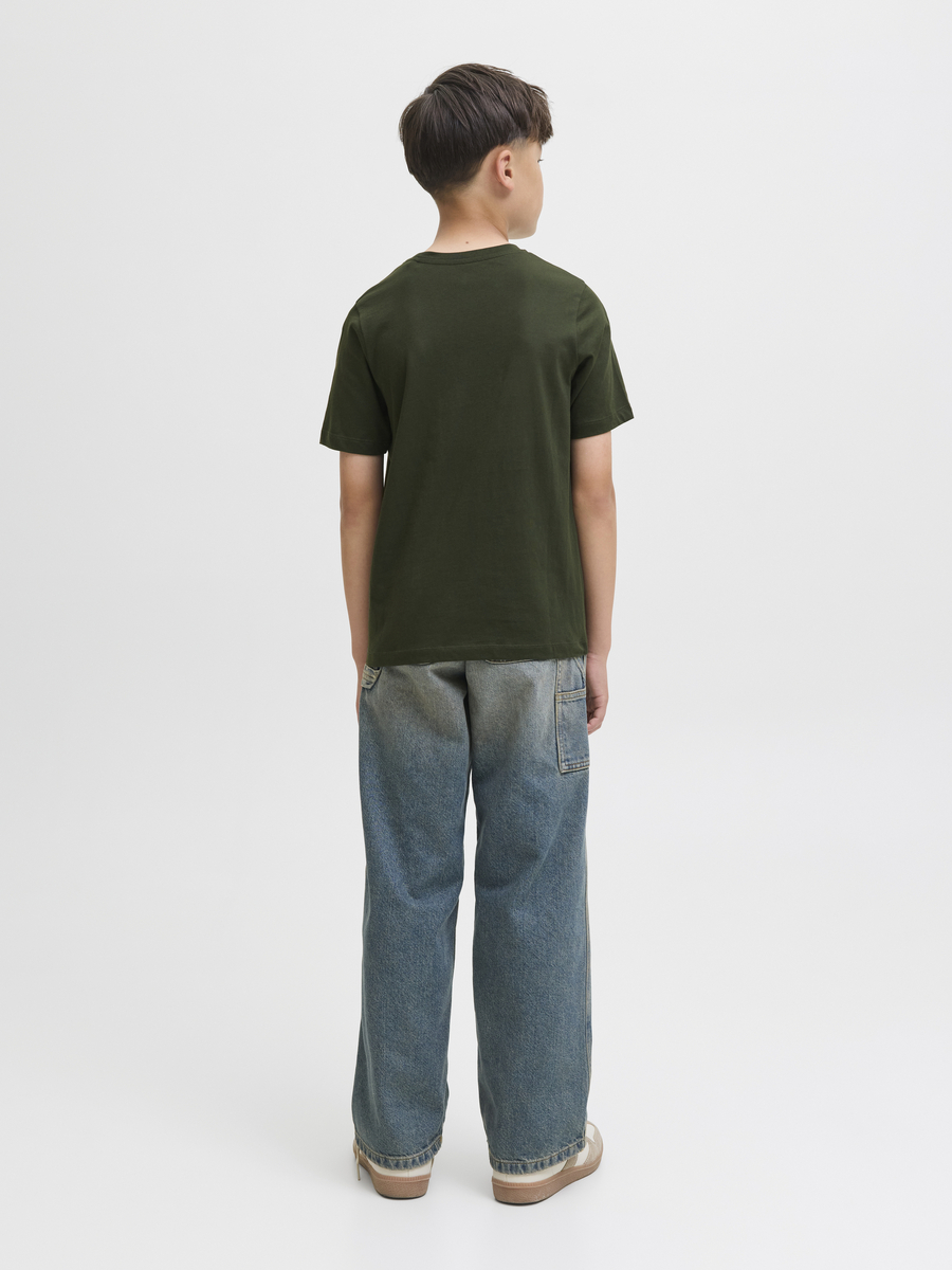 T-shirt van het merk Jack & Jones Junior in het Kaki