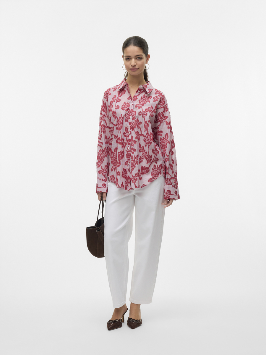 Bloes van het merk Vero Moda in het Rood